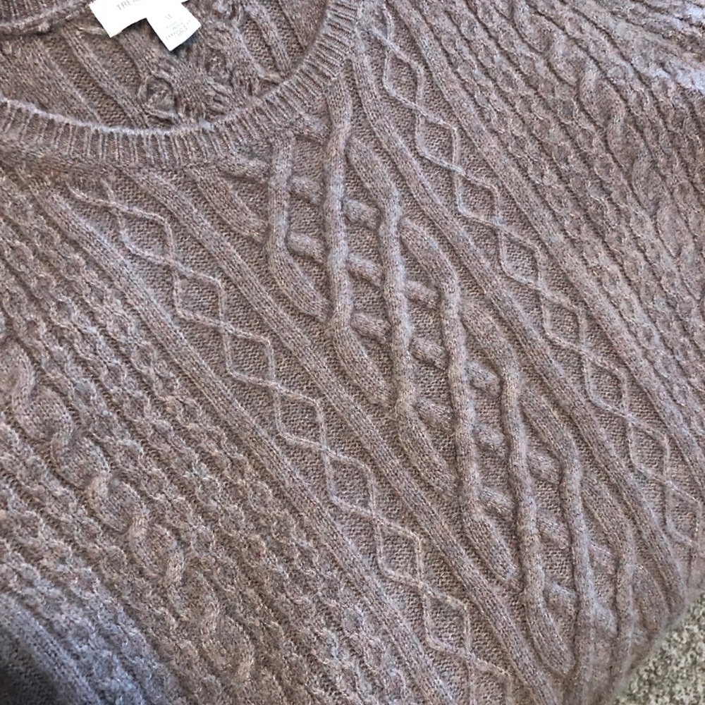 Treasure & Bond Mauve Sweater Size M